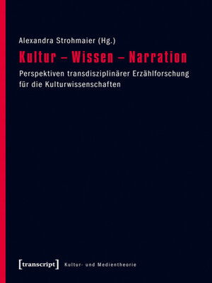 cover image of Kultur – Wissen – Narration